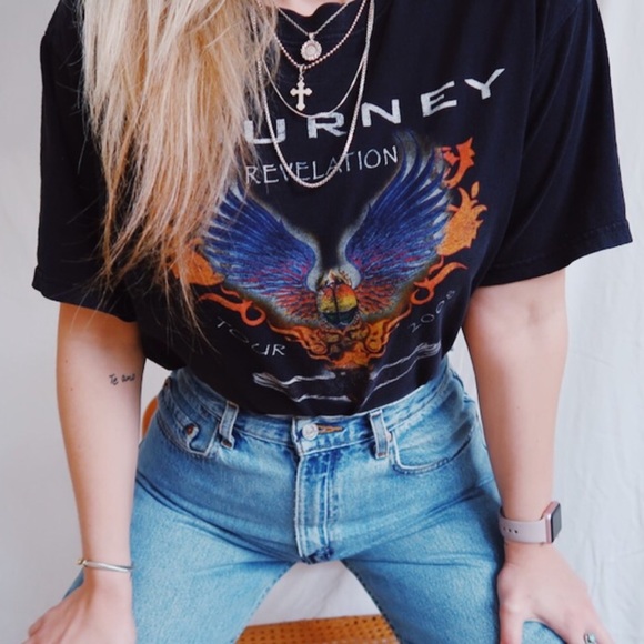 Anvil Tops - JOURNEY Revelation Tour Vintage T-shirt
